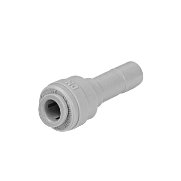 Adapter 1/4'' push fit til 3/8'' stem